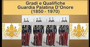 Gradi e Qualifiche Guardia Palatina D'Onore Pontificia (1850 - 1970)