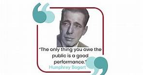 Top 12 Humphrey Bogart Quotes