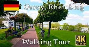 Rheinberg Orsoy Rheinpromenade 🇩🇪 4K Walking Tour / Stadtrundgang incl. Altstadt