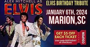 Alex Mitchell as Elvis: Birthday Tribute