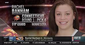 Rachel Banham Selected by Connecticut Sun in 2016 WNBA Draft (4th Overall)