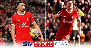 Trent-Alexander Arnold, Diogo Jota and Alisson in Liverpool training ahead of Atalanta match