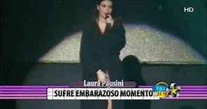 Laura Pausini enseñó de más durante concierto en Perú