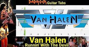 Runnin' With The Devil - Van Halen - Guitar + Bass TABS Lesson