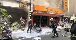 彰化鬧區大火燒毀三店家 無傷亡損失慘