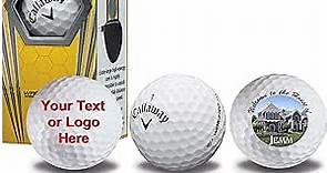Callaway Warbird Custom Logo Golf Balls 3-Pack Golf Balls - Custom Golf Balls, Personalized Golf Balls