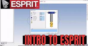 Esprit Tutorial: Intro To Esprit CAD/CAM