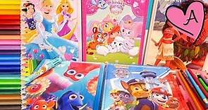 Dibujos para colorear de Princesas Disney, Patrulla canina, Moana | Muñecas y juguetes con Andre