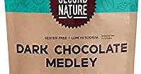 Second Nature Dark Chocolate Medley Trail Mix, 26 oz. Resealable Pouch (Pack of 1) – Certified Gluten-Free Snack – Dark Chocolate and Nut Trail Mix Ideal for Quick Travel Snacks