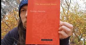 George Bataille - The Accursed Share, first reading: pt 1 ch 1 sec 1