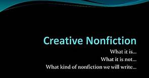 PPT - Creative Nonfiction PowerPoint Presentation, free download - ID:5037822