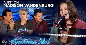 Madison VanDenburg sing "Speechless" in The Auditions of American Idol Season 17