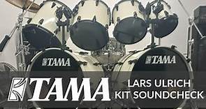 TAMA Lars Ulrich Signature Artstar II Soundcheck - Metallica Black Album Tour Drum Kit