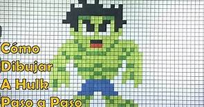 Cómo Dibujar a Hulk 8-bits o Pixel Art! TUTORIAL PASO A PASO