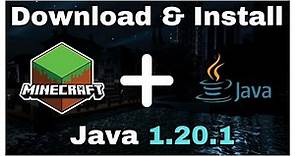 How To Download & Install Java For Minecraft 1.20