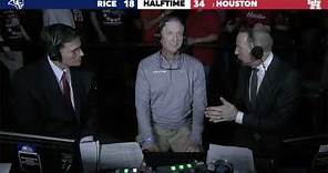 Halftime Interview: Houston Football Head Coach Willie Fritz