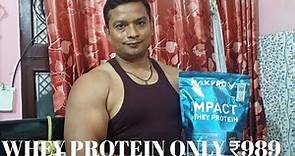 NAKPRO IMPACT WHEY PROTEIN 1KG IN ₹989 ONLI FULL REVIEW |WHEY PROTEIN REVIEW 💪 | @rrvlogs7396