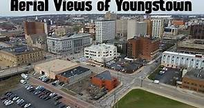 Aerial Views of Downtown Youngstown, Ohio