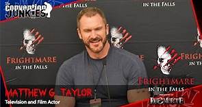 Matthew G Taylor (Resident Evil: Apocalypse, Killjoys) Frightmare in the Falls Horror Con 2019 Panel