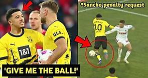 Jadon Sancho begs Niclas Fullkrug to let him take Dortmund penalty to score 1st goal