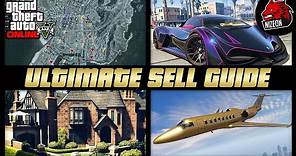 how to SELL everything possible in gta online..