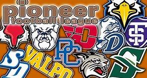 Pioneer Football League - All Logos RANKED