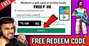 Free Fire Free Unlimited Redeem Code 2021 l How To Get Free Redeem Code No App, No Paytm l Free Fire