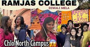 Ramjas college Diwali mela😍|| Chlo north campus😱😜