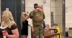 Video of soldier's homecoming at Orlando airport goes viral