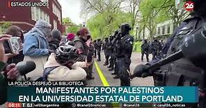 EEUU | Manifestantes por palestinos en la Universidad de Portland