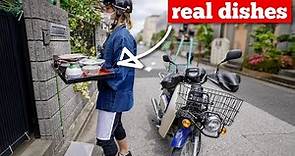 Old School Japanese Noodle Delivery With Real Dishes