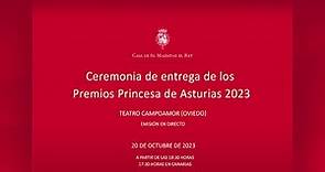 Ceremonia de entrega de los Premios Princesa de Asturias 2023