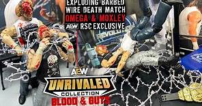 AEW UNRIVALED DEATHMATCH KENNY OMEGA & JON MOXLEY 2-PACK FIGURE REVIEW! RSC EXCLUSIVE!