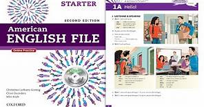 American English File. Second Edition. Starter. Unit 1 Hello.