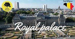 Belgian royal palace in Brussels - Koninklijk paleis - Palais royal | Drone view | Visit Belgium