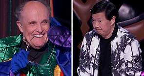 'Masked Singer' Judge Ken Jeong Walks Off Stage as Rudy Giuliani Revealed