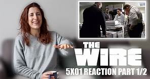 THE WIRE 5X01 "MORE WITH LESS" REACTION PART 1/2