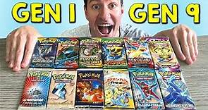 Opening EVERY Generation of Pokemon Cards (1999-2023)