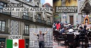 Tour of CASA DE LOS AZULEJOS (House of Tiles) Sanborns Flagship Restaurant | Viva Mexico 2021 Ep 7