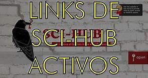 Links actualizados de SCI-HUB (28/06/2022)