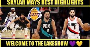 Los Angeles Lakers Sign Skylar Mays (Highlights)
