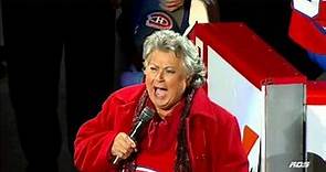 Ginette Reno Oh Canada! Canadiens de Montréal