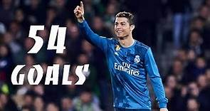 Cristiano Ronaldo All 54 Goals ● 2017/18 ● HD 1080p ● ENGLISH COMMENTARY