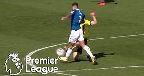 Burnley's Dara O'Shea sent off against Everton | Premier League | NBC Sports