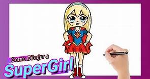 Como Dibujar a Supergirl I How To Draw Supergirl I DC Super Hero Girls