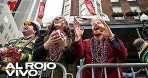 Mardi Gras en Nueva Orleans con el desfile de Rex, el rey del carnaval | Al Rojo Vivo | Telemundo