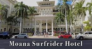 Moana Surfrider Hotel Waikiki Hawaii 4K 60fps