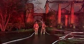 Former Virginia governor Chuck Robb’s mansion turns into flaming inferno