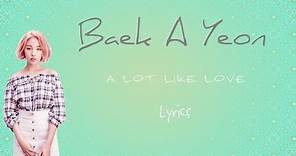 Baek A Yeon- 'A Lot Like Love' (Scarlet Heart: Ryeo OST, Part 7) [Han|Rom|Eng lyrics]