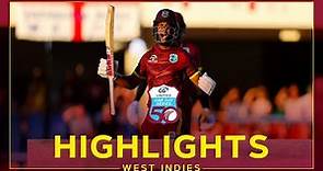 Highlights | West Indies v England | Hope Hits Spectacular Game-Winning Hundred! | 1st CG United ODI